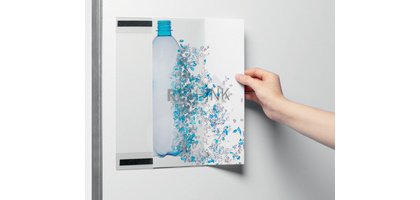 Support d'information rPET, A4, transparent