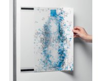 Informatiedisplay rPET, A3, transparant