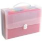 Trieur valisette avec poignée 24 compartiments Crystal - A4 - Cristal