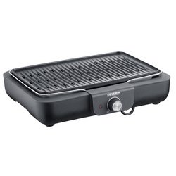 Grill de table PG 8556, avec plaque, noir