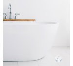 Détecteur de fuite d'eau, alarme: env. 85 dB, blanc