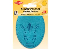 Application 'Zèbre', bleu clair, blister de 2