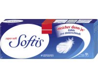 Mouchoirs super-soft, 4 couches, pack de 15, blanc