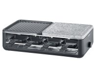 Raclette-gril RG 2366, pierre et plaque de cuisson