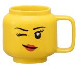 Tasse à café WINKING GIRL, 255 ml, dans carton, jaune