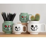 Tasse à café GREEN SKELETON, 255 ml, dans carton, jaune