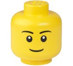 Boîte en forme de tête STORAGE HEAD ZOMBIE, L, gris