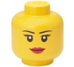 Boîte en forme de tête STORAGE HEAD ZOMBIE, L, gris