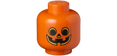 STORAGE HEAD PUMPKIN, L, orangeförmiger Kopf, orange