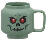 Mug GREEN SKELETON, 530 ml, dans carton, jaune