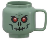 Mug GREEN SKELETON, 530 ml, dans carton, jaune