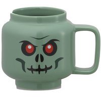 Mok GREEN SKELETON, 530 ml, in karton, geel