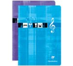 Cahier Musique piqué A4 48 pages Couleur aléatoire - Assortis