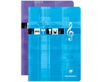 Cahier Musique piqué A4 48 pages Couleur aléatoire - Assortis