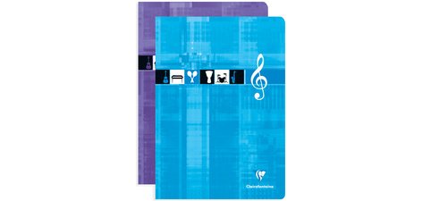 Cahier Musique piqué A4 48 pages Couleur aléatoire - Assortis