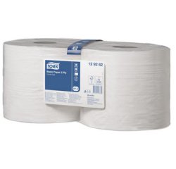TORK Rouleau nettoyant multi-usage, 2 couches, 340 m, blanc