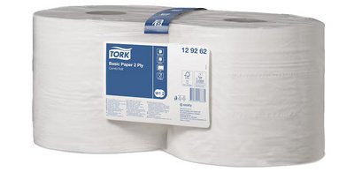 TORK Rouleau nettoyant multi-usage, 2 couches, 340 m, blanc