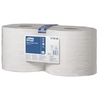 TORK Rouleau nettoyant multi-usage, 2 couches, 340 m, blanc