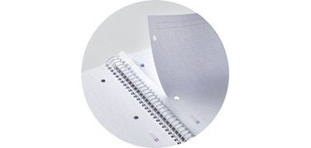 Cahier à spirale 'Notebook EMOTIONS', A5, bleu