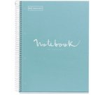 Cahier à spirale 'Notebook EMOTIONS', A5, bleu