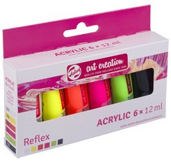 ROYAL TALENS Acrylique ArtCreation set Reflex, 6 x 12 ml