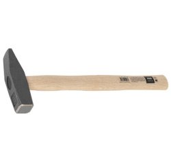 Hamer slotenmaker, 300 g, met houten handvat
