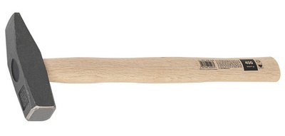 Marteau de serrurier, 300 g, avec manche en bois