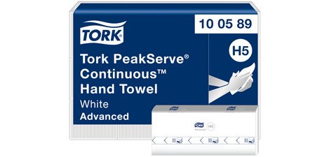TORK PeakServe Essuie-mains continu, 201 x 225 mm, blanc