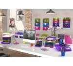 CEP Porte-revues HAPPY, format A4, couleurs assorties