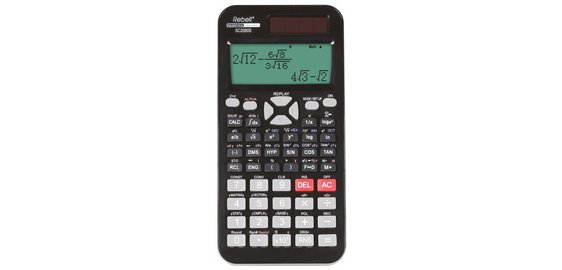 Scientific school calculator SC2080S, black
