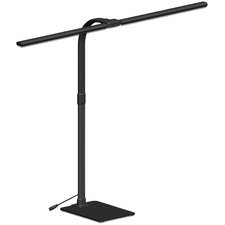 Bureaulamp met LED Novano, voet, zwart