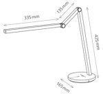 Lampe de bureau à LED Cascade, pied