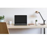 Lampe de bureau à LED Glow, pied, cuivre