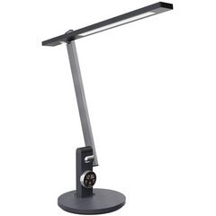 Lampe de bureau à LED Beam, pied, gris foncé