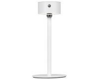 Rechargeable LED desk lamp Flare shade, white