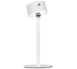 Lampe de bureau à LED rechargeable Flare ombre, blanc