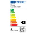 Lampe de bureau à LED rechargeable Flare ombre, blanc