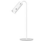 Wiederaufladbare LED-Schreibtischlampe Flare Spot, weiß