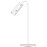 Bureaulamp met oplaadbare LED Flare spot, wit