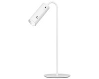 Wiederaufladbare LED-Schreibtischlampe Flare Spot, weiß