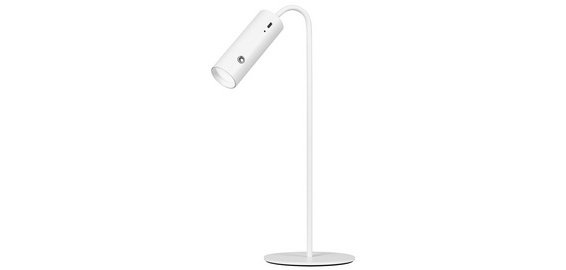 Bureaulamp met oplaadbare LED Flare spot, wit