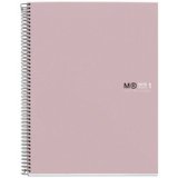 Notebook The Original, Couverture rigide, A5, quadrillage 5x5 mm, 80 feuilles de 1 couleur, Miquelrius, Sable.
