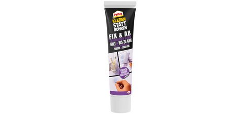 Colle de montage FIX & AB, tube de 44 g, transparent
