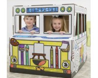 Bus de jeu en carton ondulé