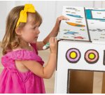 Bus de jeu en carton ondulé