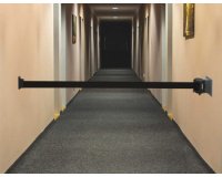 Barrière ceinture pour montage mural, rouge