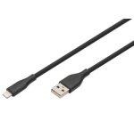 Câble silicone, USB-A - Lightning, 1,0 m