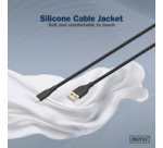Câble silicone, USB-A - Lightning, 1,0 m
