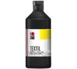 Peinture pour tissu 'Textil', flacon 500 ml, noir