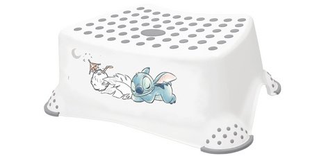 <p>Step stool 'tomek stitch', white</p>